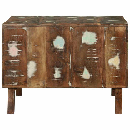 Soffbord Trä 50 x 50 x 35 cm massivt återvunnet trä