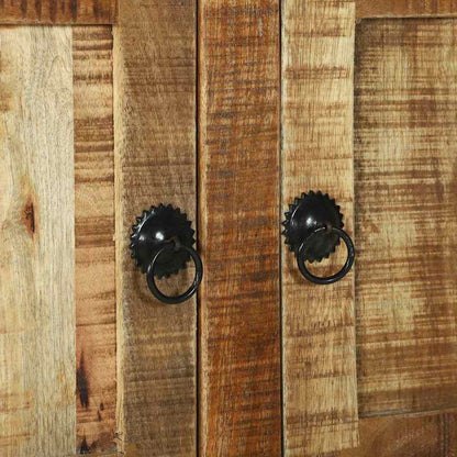 Soffbord Trä Brun 80 x 54 x 45 cm Massivt grovt mangoträ