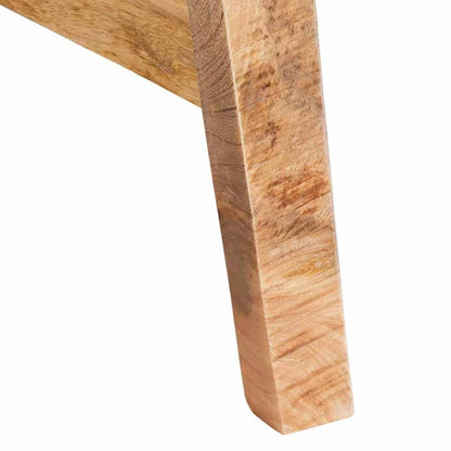 Sminkbord Smyckebord med hylla Brun 90 x 76 x 45 cm massivt mangoträ