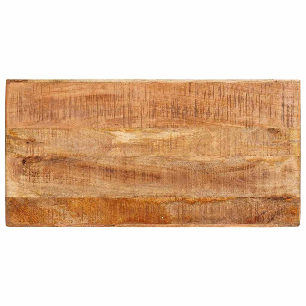 Sminkbord Smyckebord med hylla Brun 90 x 76 x 45 cm massivt mangoträ