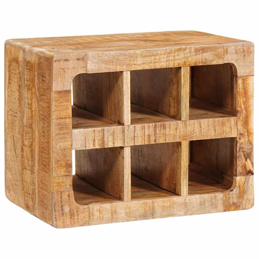 Vinställ Väggmonterad Brun 44 x 30 x 35 cm massivt mangoträ