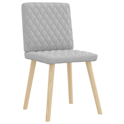 Matstolar 2 st molngrått tyg