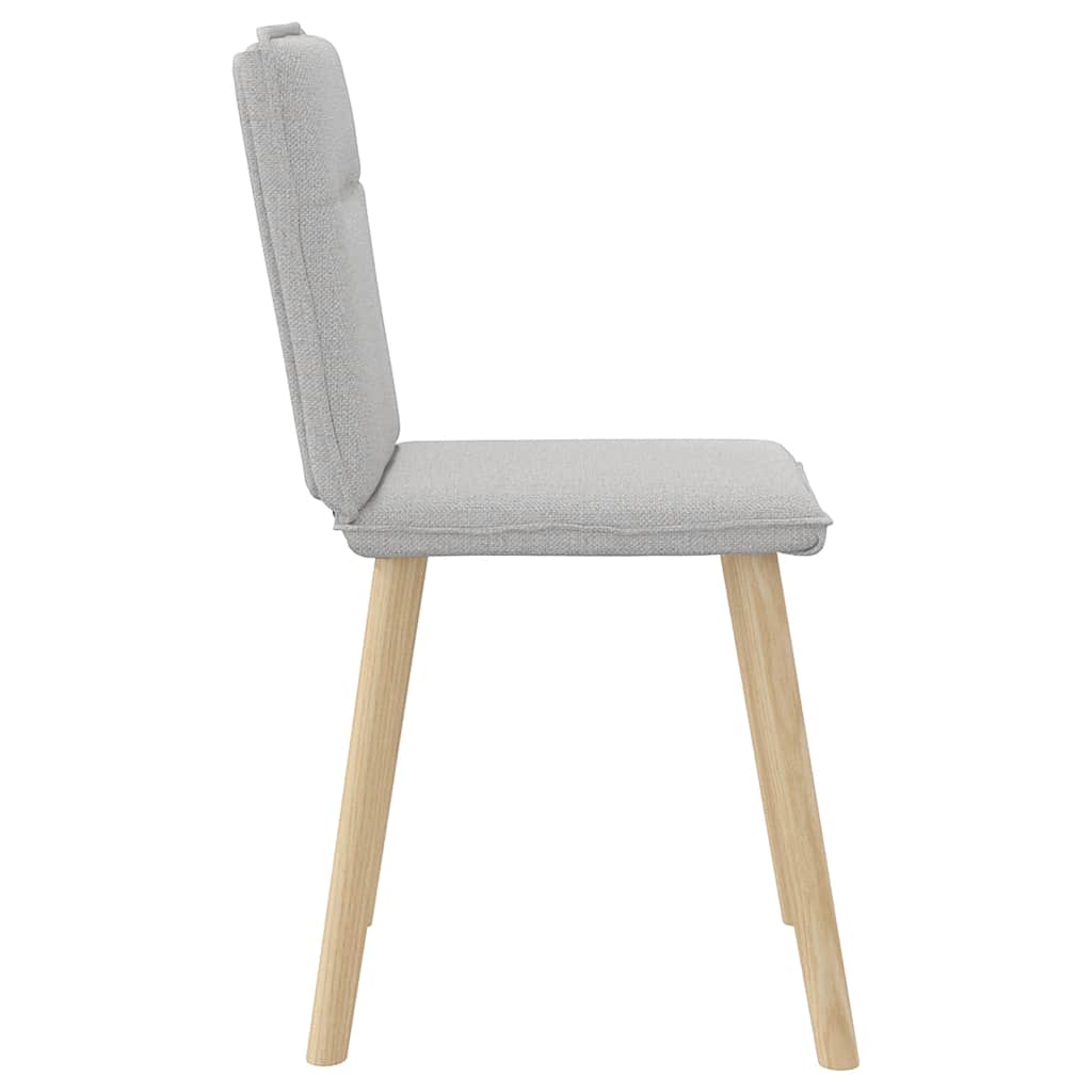 Matstolar 2 st molngrått tyg