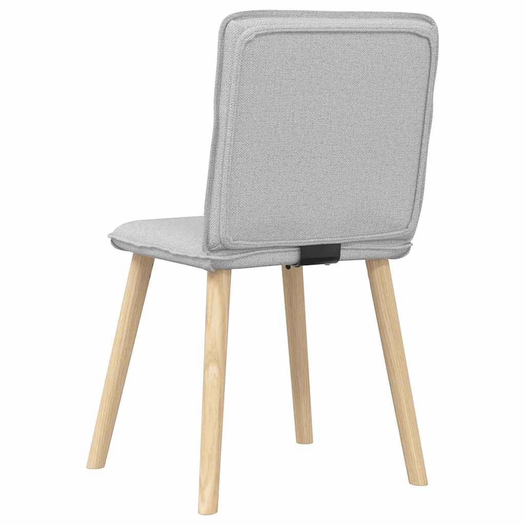 Matstolar 2 st molngrått tyg