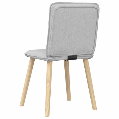 Matstolar 2 st molngrått tyg