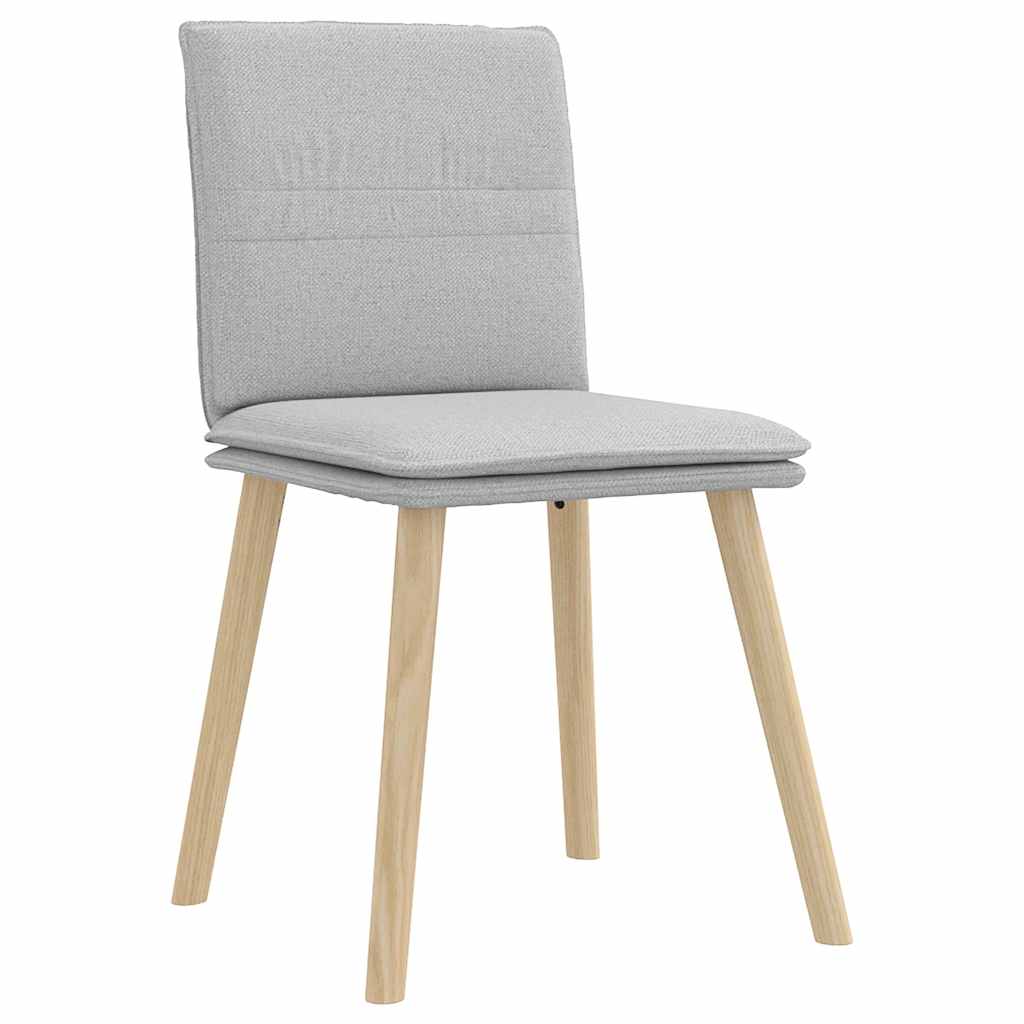 Matstolar 2 st molngrått tyg