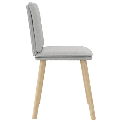 Matstolar 2 st molngrått tyg