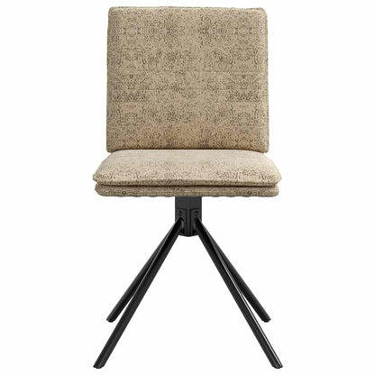 Matstol Ljusgrå läderimitation i mocka