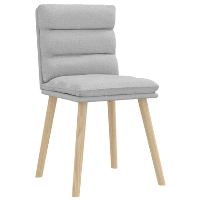 Matstolar 2 st molngrått tyg