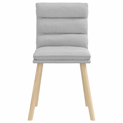 Matstolar 2 st molngrått tyg