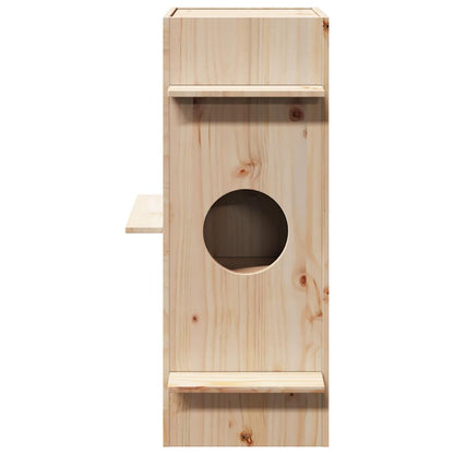 Kattmöbel 43x43x90 cm massiv furu