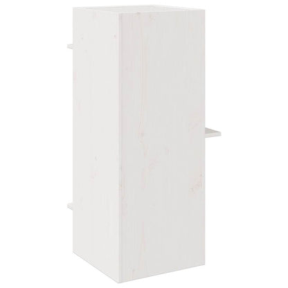 Kattmöbel Katthus Vit 43x43x90 cm massiv furu
