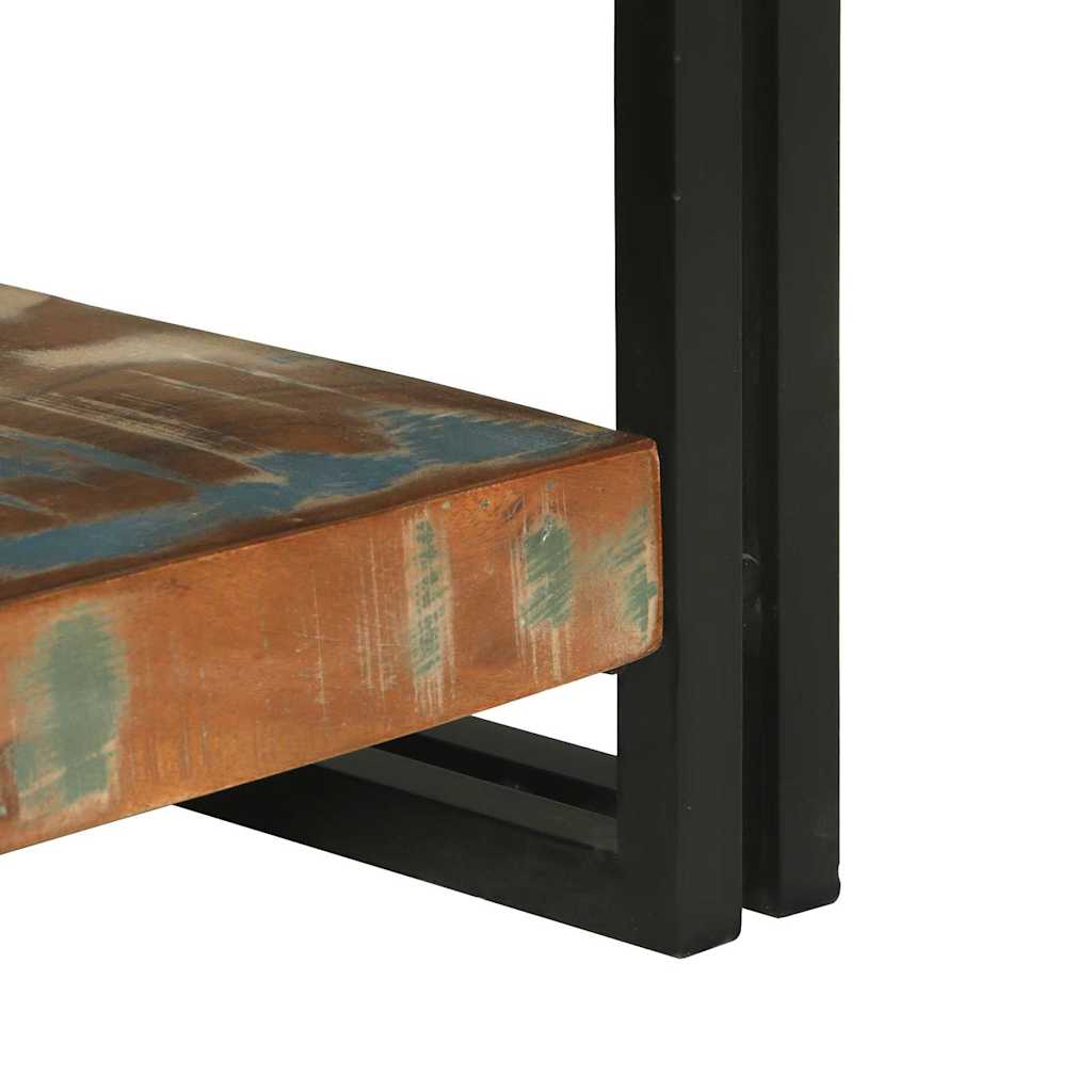 Soffbord Trä Flerfärgsdesign massivt återvunnet trä