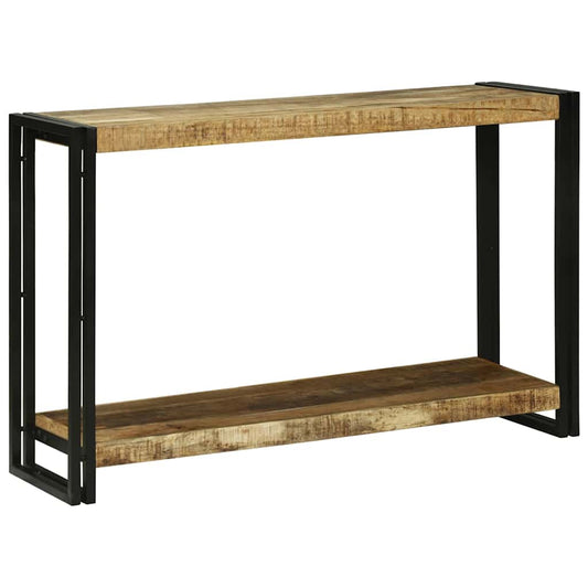Avlastningsbord Konsollbord Brun 120 x 33 x 75 cm Massivt grovt mangoträ