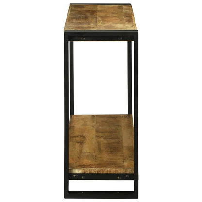 Avlastningsbord Konsollbord Brun 120 x 33 x 75 cm Massivt grovt mangoträ
