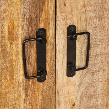 Skänk Brun 80 x 33 x 70 cm massivt mangoträ