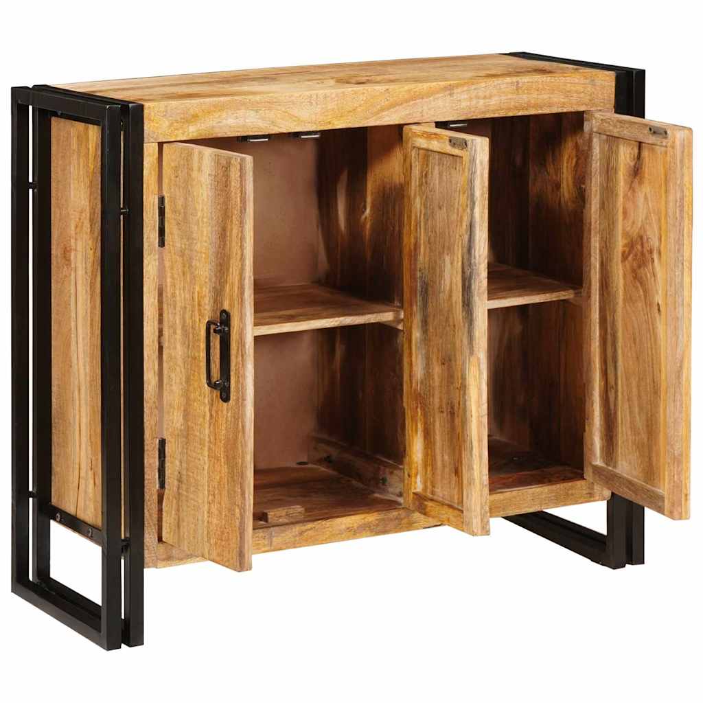 Skänk Brun 80 x 33 x 70 cm massivt mangoträ