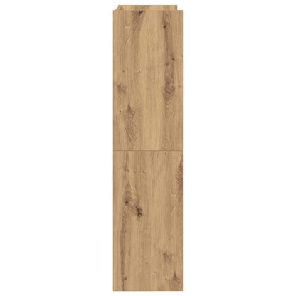 Skoställ Brun Ek Skohylla 60x25x100 cm