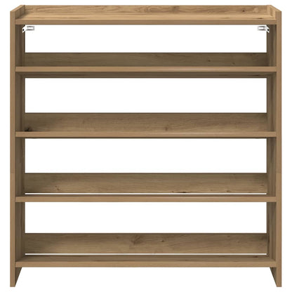 Skoställ Brun Ek Skohylla 80x25x81 cm