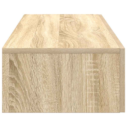 Vägghylla Sonoma Ek med lådor 100x36x19 cm
