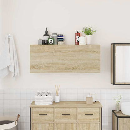 Badrumsskåp Sonoma Ek 100x25x40 cm