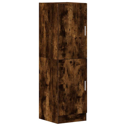 Skåp Rökfärgad Ek 38x41,5x131,5 cm
