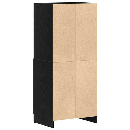 Skåp Svart 57x41,5x131,5 cm