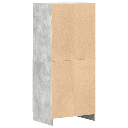 Skåp Betonggrå 57x41,5x131,5 cm