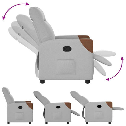 Fåtölj Grå molngrå tyg