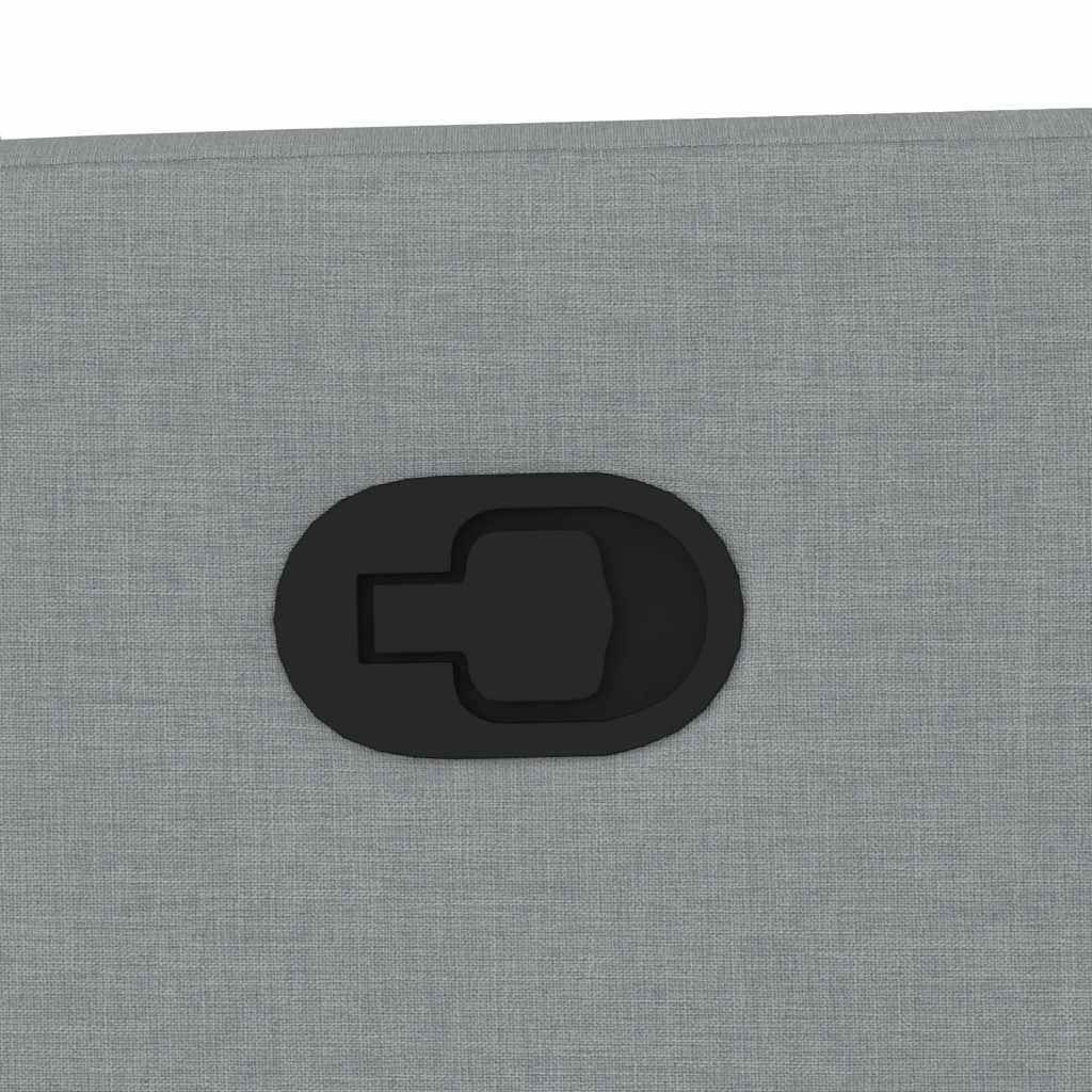 Fåtölj Ljusgrå Reclinerfåtölj tyg