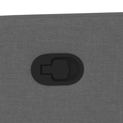 Fåtölj Mörkgrå Reclinerfåtölj tyg