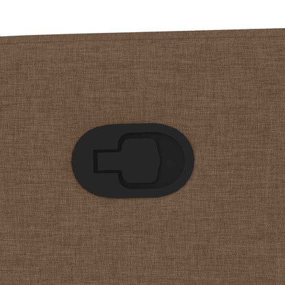 Fåtölj Brun Reclinerfåtölj tyg