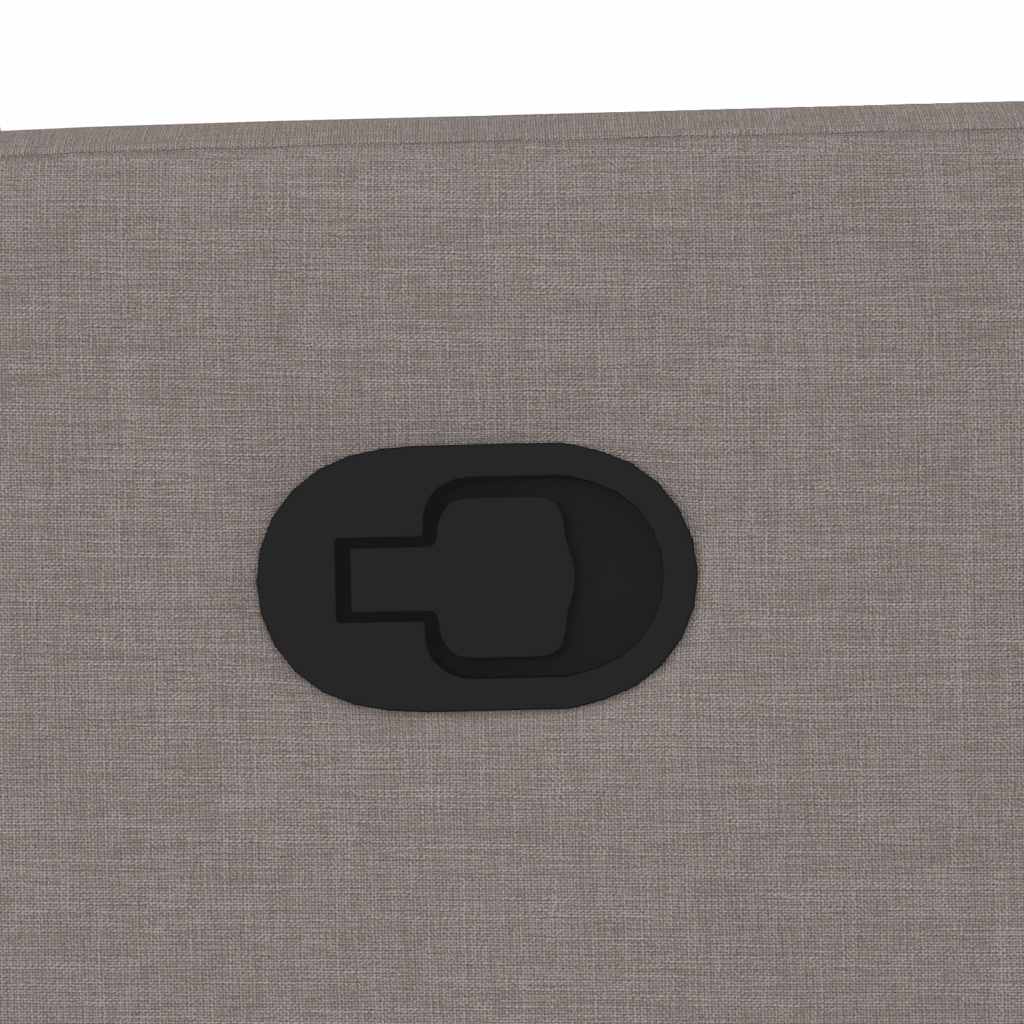 Fåtölj Taupe Reclinerfåtölj tyg