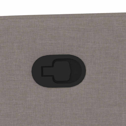 Fåtölj Taupe Reclinerfåtölj tyg