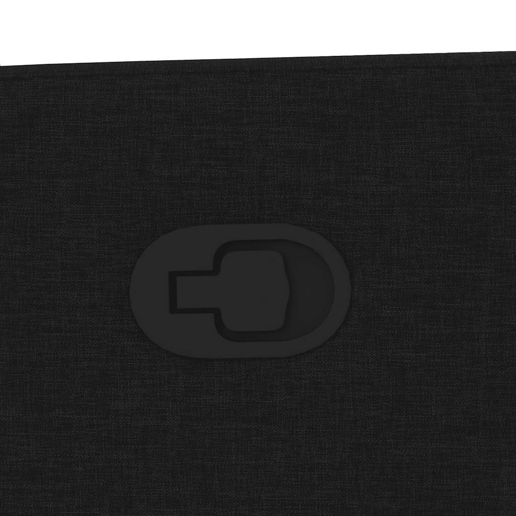 Elektrisk Massagefåtölj Svart tyg