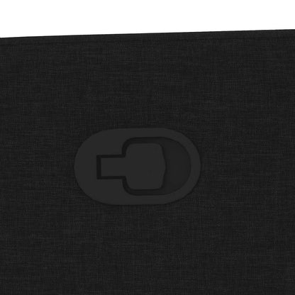 Elektrisk Massagefåtölj Svart tyg