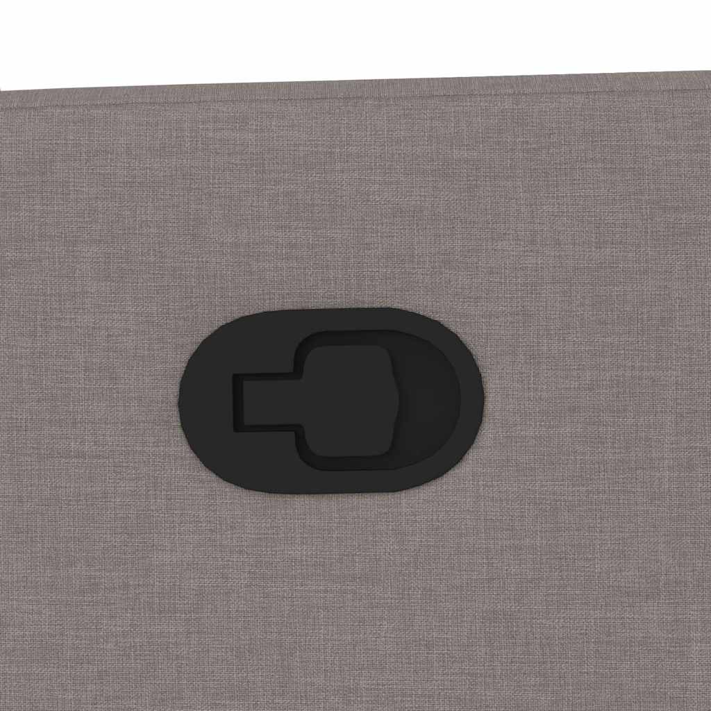 Elektrisk Massagefåtölj Taupe tyg