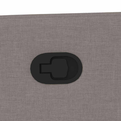 Elektrisk Massagefåtölj Taupe tyg