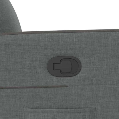 Fåtölj mörkgrå tyg