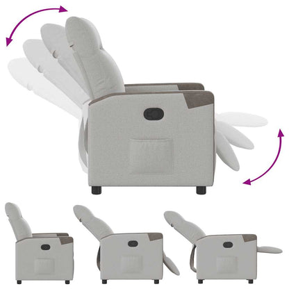 Fåtölj Grå molngrå tyg