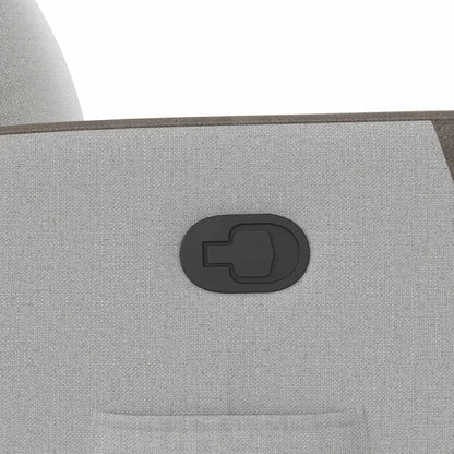 Fåtölj Grå molngrå tyg