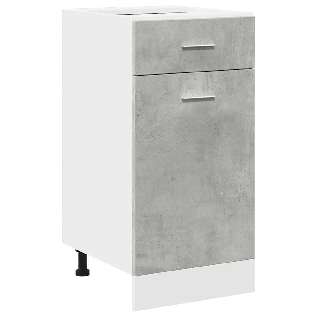 Köksinredning Köksskåpsset 7 delar “Lyon” Betonggrå