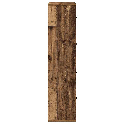 Bokhylla Åldrat Trä 60x24x101,5 cm