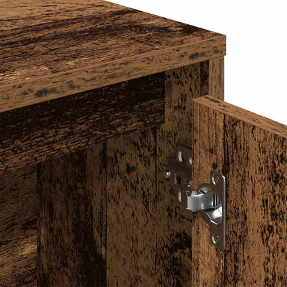 Bokhylla Åldrat Trä 89x24x101,5 cm