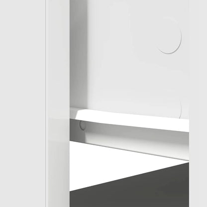 Avlastningsbord Konsollbord Vit med lådor 85,5x38,5x74,5 cm