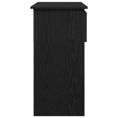 Avlastningsbord Konsollbord Svart med lådor 85,5x38,5x74,5 cm