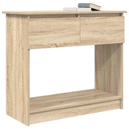Avlastningsbord Konsollbord Sonoma Ek med lådor 85,5x38,5x74,5 cm