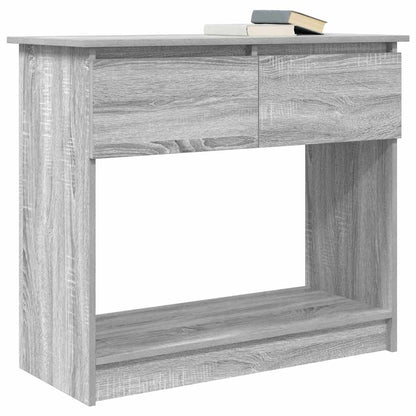 Avlastningsbord Konsollbord Sonoma Grå med lådor 85,5x38,5x74,5 cm