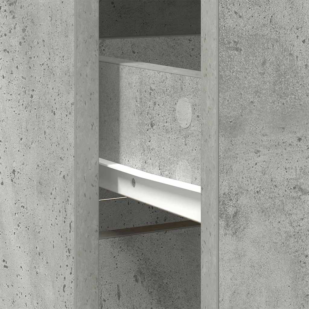 Skänk Betonggrå med låda 80x34x76 cm