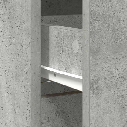 Skänk Betonggrå med låda 80x34x76 cm